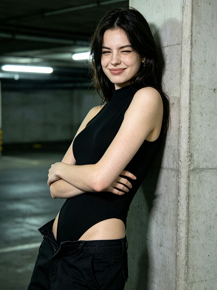 Tank Top Ribbed - Combinaison basique sans manches à col