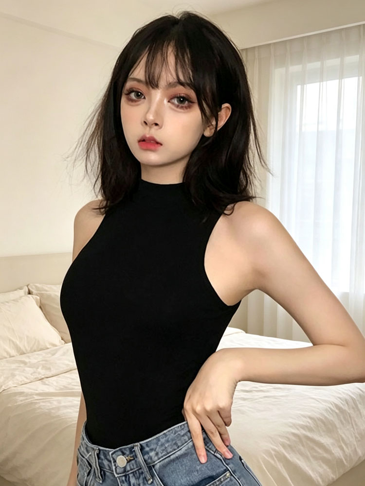 Combinaison basique sans manch - Tank Top Ribbed avis et prix